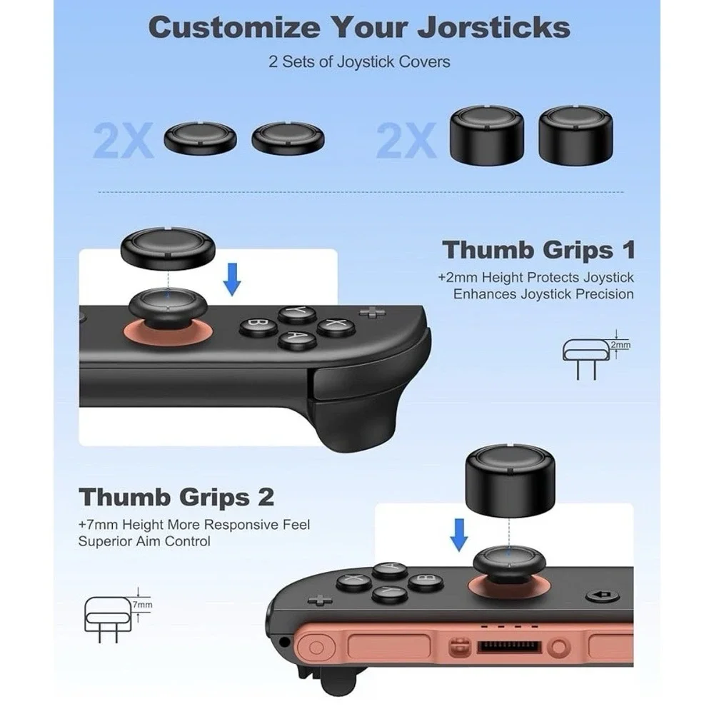 Larstylee 17 In 1 Switch 2 Accessories Bundle Carrying Case, Screen Protector,